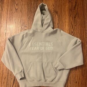 Fear of God Essentials Cream Hoodie